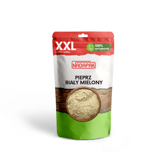 NAT XXL Pieprz BIAŁY mielony 80g -zdjęcie numer 1