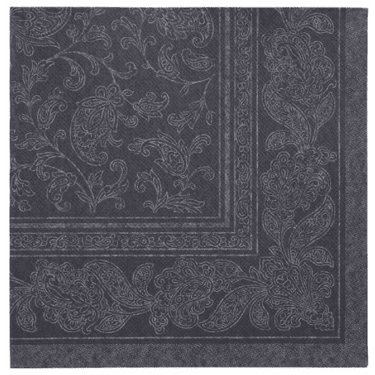 PAPSTAR 19828 Serw. ROYAL ORNAM. 40 1/4 a'50 CZARN -zdjęcie numer 1