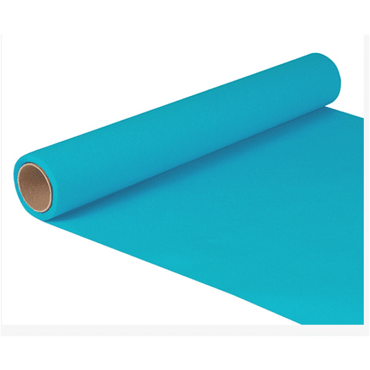 PAPSTAR 82210 Bieżnik z bibuły 5m x 40cm TURKUSOWY -zdjęcie numer 1