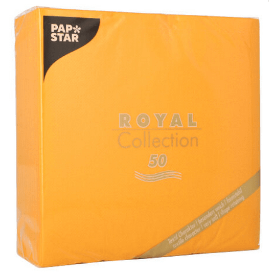PAPSTAR 82219 Serw. ROYAL POMARAŃCZOWY 40 1/4 a'50 -zdjęcie numer 1