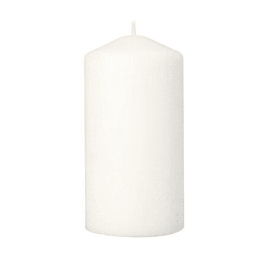 PAPSTAR 86874 Świeca walec 80x150 biała K/6 -zdjęcie numer 1