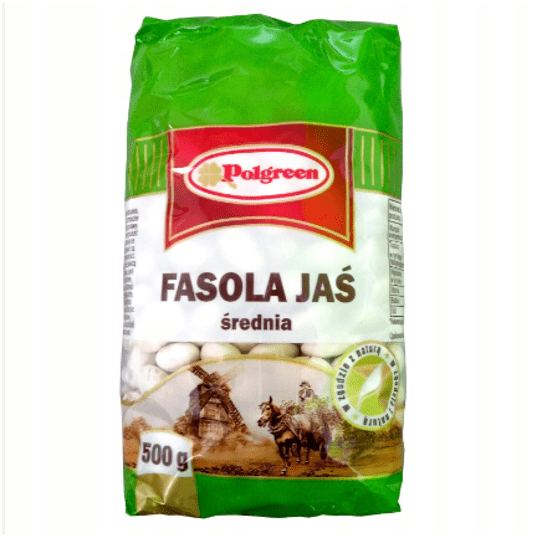 POLGREEN Fasola średnia JAŚ 5kg -zdjęcie numer 1