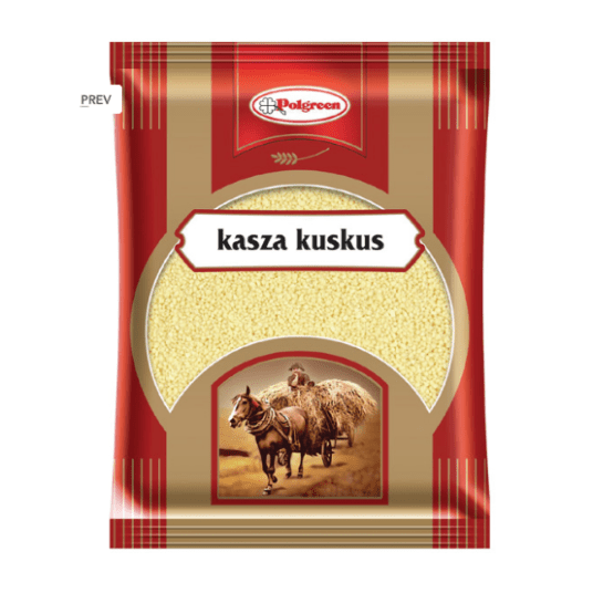 POLGREEN Kasza KUS-KUS 500g K/14szt -zdjęcie numer 1