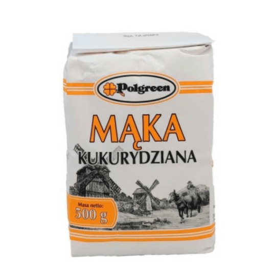 POLGREEN Mąka kukurydziana 0,5 kg K/12szt -zdjęcie numer 1