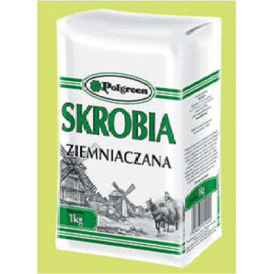 POLGREEN Mąka ziemniaczana 1kg K/10 -zdjęcie numer 1