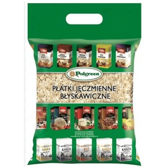 POLGREEN Płatki jęczmienne błyskawiczne 3kg WOREK -zdjęcie numer 1