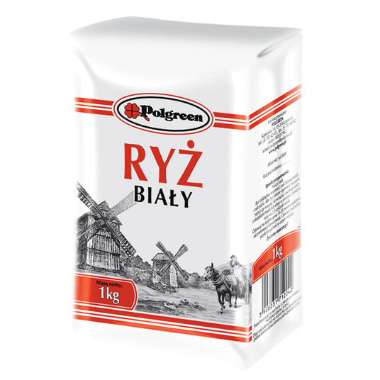 POLGREEN Ryż BIAŁY 1 KG K/10 -zdjęcie numer 1