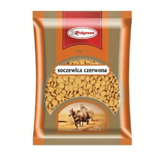 POLGREEN Soczewica Czerwona 500g K/14szt -zdjęcie numer 1