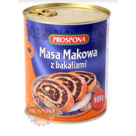 PRO Masa makowa 900g PUSZKA -zdjęcie numer 1