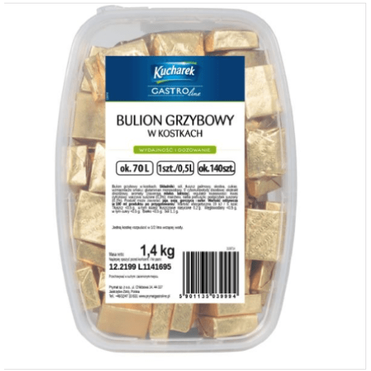 PRYMAT Bulion Grzybowy w kostkach 900g -zdjęcie numer 1