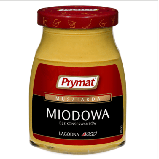 PRYMAT Musztarda MIODOWA 185g K/9 -zdjęcie numer 1