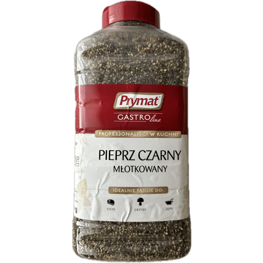 PRYMAT Pieprz czarny mielony 820G PET K/9 -zdjęcie numer 1