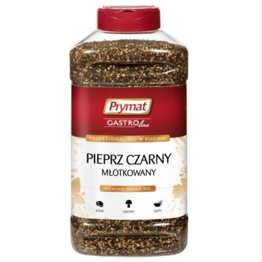 PRYMAT Pieprz czarny MŁOTKOWANY 770G PET -zdjęcie numer 1
