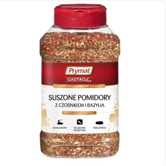 PRYMAT Pomidor susz z czosn i bazylią 350g PET K/6 -zdjęcie numer 1