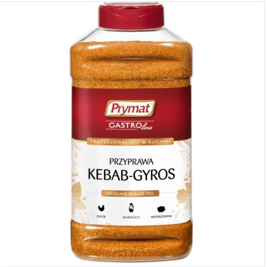 PRYMAT Przyprawa Kebab-Gyros 900G PET K/9 -zdjęcie numer 1