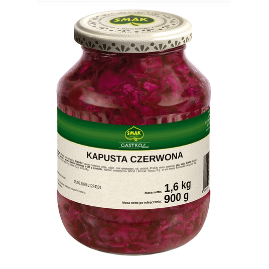 PRYMAT SMAK Kapusta czerwona 1600g SŁÓJ K/4 -zdjęcie numer 1