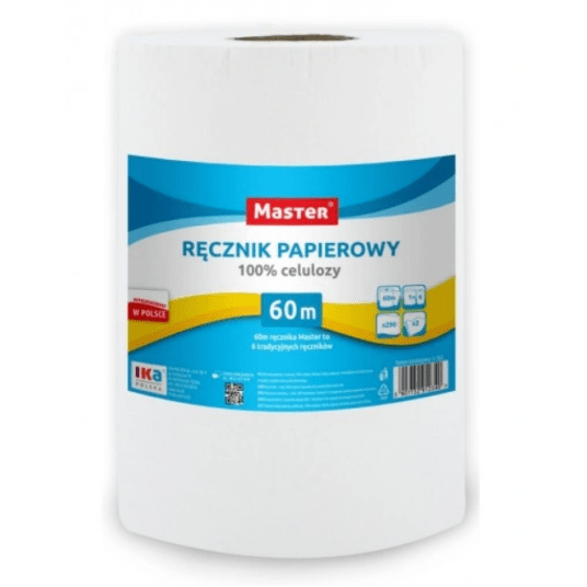 Ręcznik papierowy celuloza MASTER S162 60m K/6szt -zdjęcie numer 1