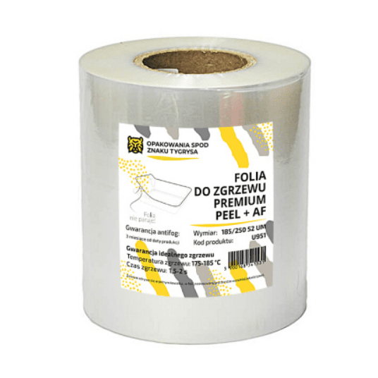 TIGRO Folia U941 PREMIUM 185mm/250mb 42UM PEEL+ANT -zdjęcie numer 1