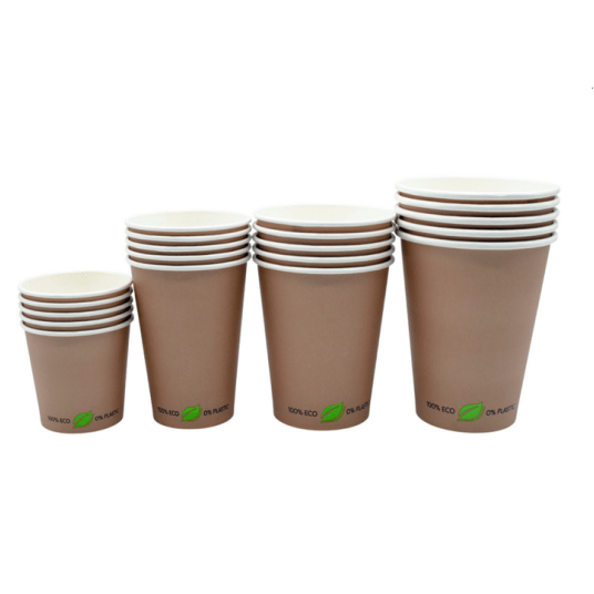 TIGRO Kubek papier 100ml KK1006 KRAFT A'50/20op -zdjęcie numer 1
