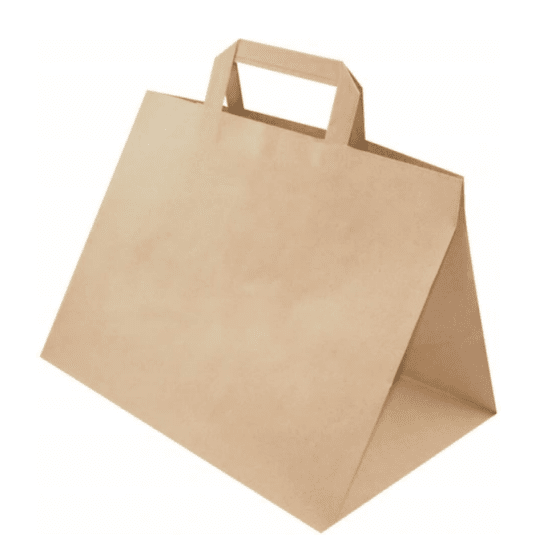Torba papier UCHO PŁASKIE 320x220x250mm K/250szt -zdjęcie numer 1