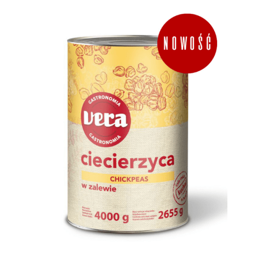 VERA Ciecierzyca w zalewie 4000/2655g Puszka -zdjęcie numer 1