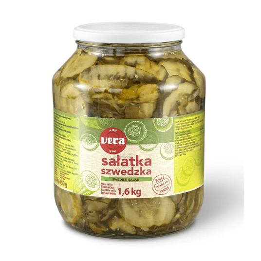 VERA Sałatka szwedzka 1600/750g SŁÓJ K/3 -zdjęcie numer 1