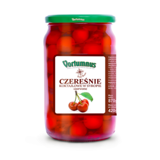 VT Czereśnia koktajlowa czerwona 870g K/4 -zdjęcie numer 1