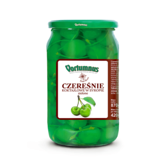 VT Czereśnia koktajlowa zielona 870g K/4 -zdjęcie numer 1