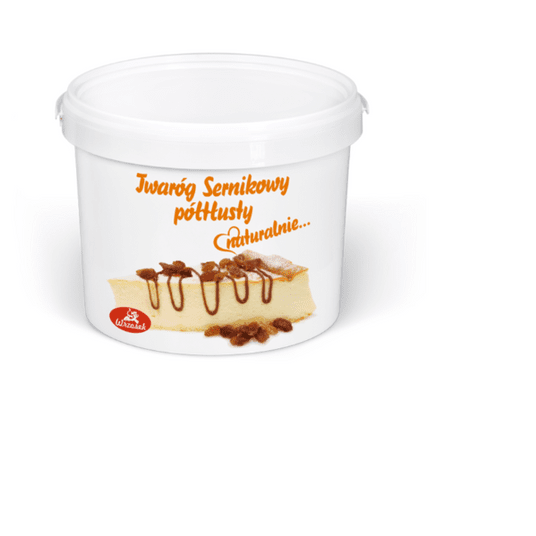 WRZOSEK Twaróg Sernikowy Półtłusty 4% - 10kg. -zdjęcie numer 1