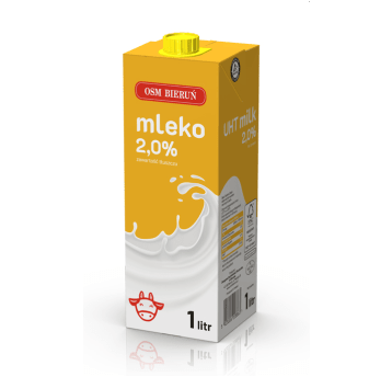 BIE Mleko UHT 2,0% 1litr