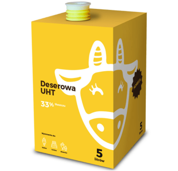 BIE Śmietana ŻÓŁTA Bieruń UHT 33% 5L