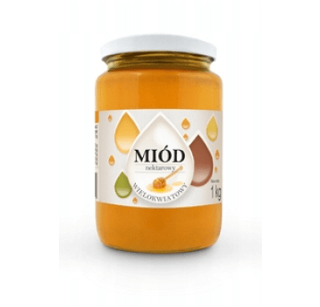 CD Miód Wielokwiatowy Horeca SŁÓJ 1 kg K/6