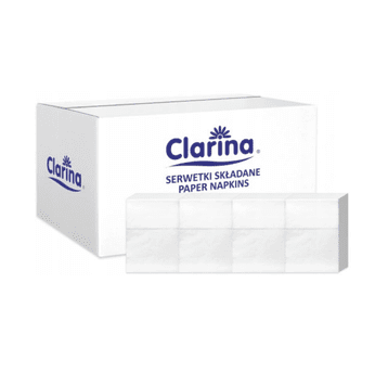 CLARINA Serwetka do dyspensera 17X17 biała K/2000