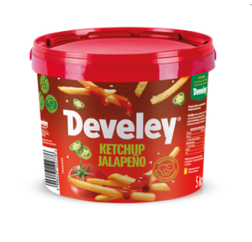 DEVE Ketchup JALAPENO pikantny 5 kg WIADRO