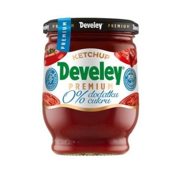 DEVE Ketchup Premium 0 Cukru 260g SŁOIK K/8 9417