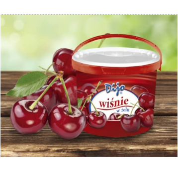 DIJO Wiśnia w żelu 3,2 kg WIADRO