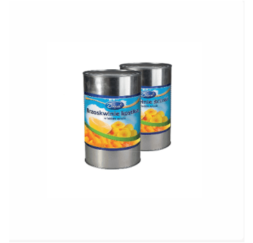 DRIPOL Brzoskwinia kostka regularna 4250/3100g K/6