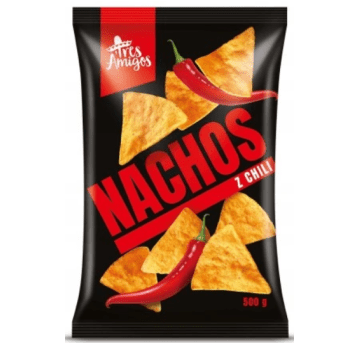 FANEX Nachos Hot 500g TRES AMIGOS