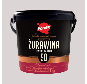 FANEX Żurawina w żelu NR 50 1kg