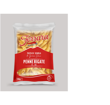 Ferrara makaron PENNE RIGATE 0,5kg rurki folia