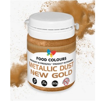 Food Metalic Dust NEW GOLD Pyłek Met20g WS-P-173