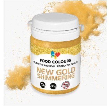 Food NEW GOLD Shimmering 20g BROKAT WS-P-155-N