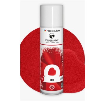 Food V10b Velvet Spray Red 250ml czerwony zamsz