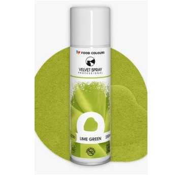 Food V25b Velvet spray LIME GREEN 250ml ziel zamsz