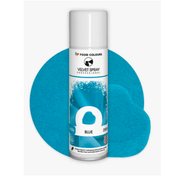 Food V30b- Velvet Spray BLUE 100ml niebieski zamsz