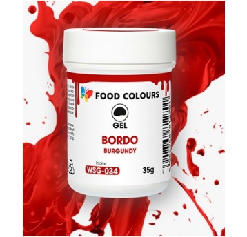 Food Żel Bordowy WSG-034 Burgundy 35g