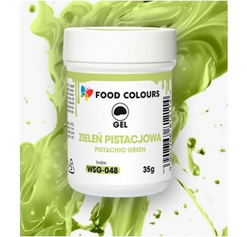 Food Żel Zieleń Pistac WSG-048 Pistachio Green 35g
