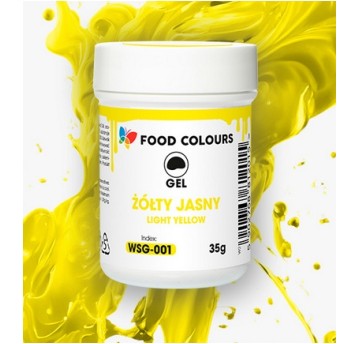 Food Żel Żółty Jasny WSG-001 Light Yellow 35g