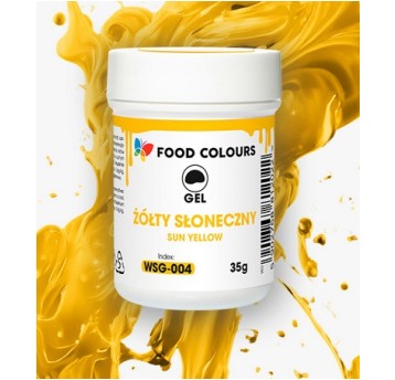 Food Żel Żółty Słoneczny WSG-004 Sun Yellow 35g