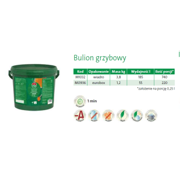 HUGLI Bulion grzybowy 3,8kg